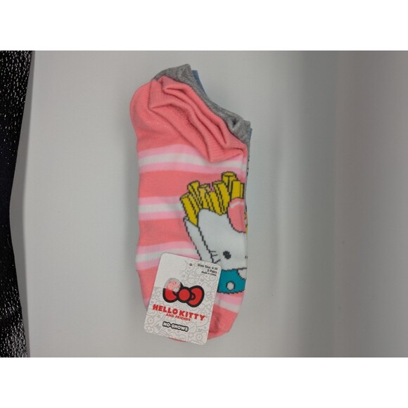Hello Kitty and Friends Dessert no-show socks 5 Pairs Shoe Size 4-10. NEW - Picture 1 of 6